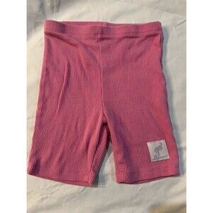 Girls Pink Bronco Biker Shorts